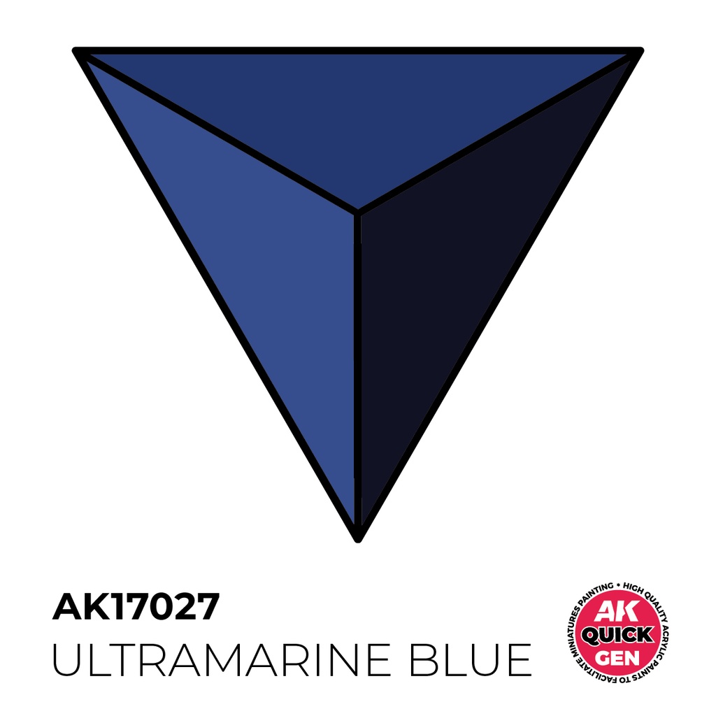 [AK AK17027] Ak : Ultramarine Blue (18ml) │ Quick Gen
