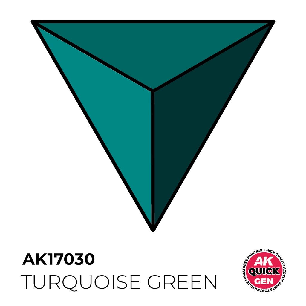 [AK AK17030] Ak : Turquoise Green (18ml) │ Quick Gen