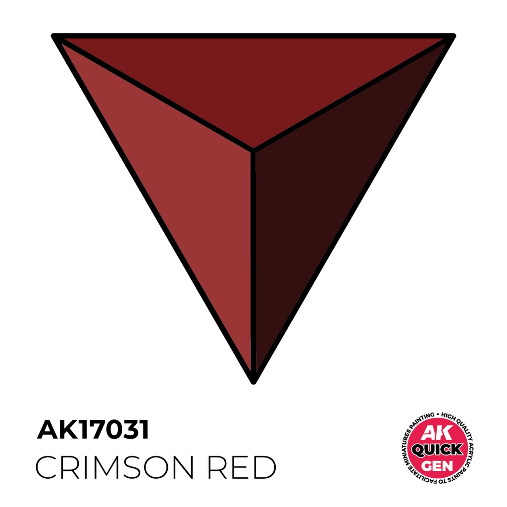 Ak : Crimson Red (18ml) │ Quick Gen