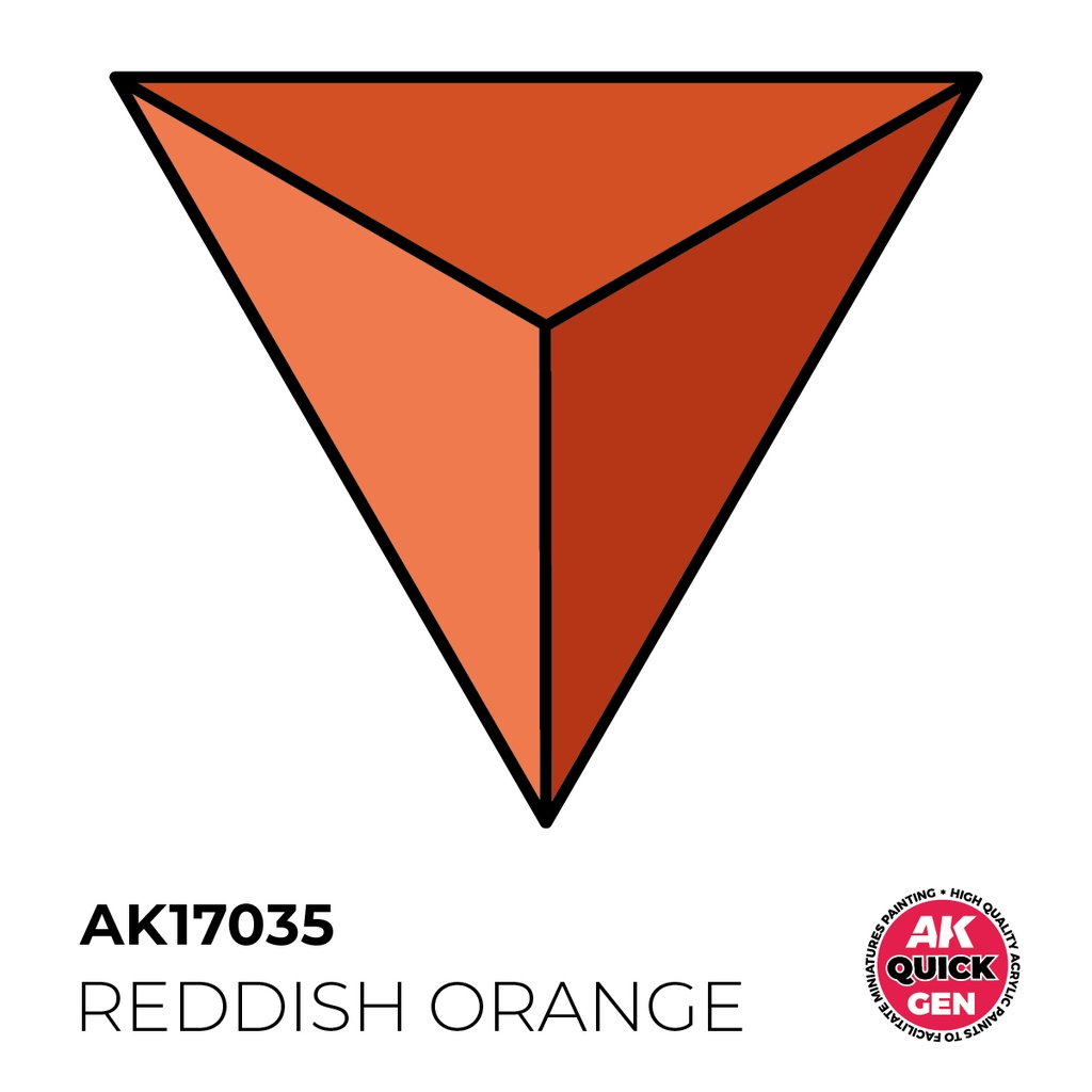 Ak : Reddish Orange (18ml) │ Quick Gen
