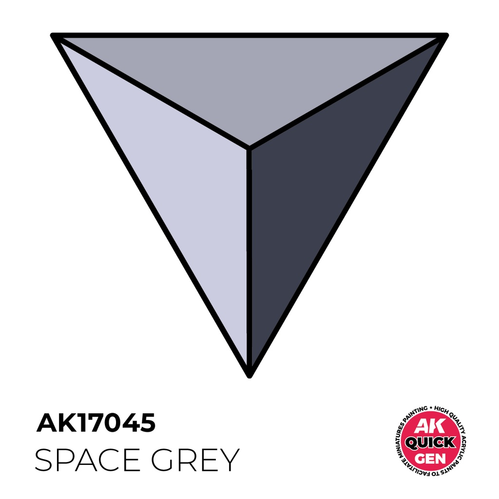 [AK AK17045] Ak : Space Grey (18ml) │ Quick Gen