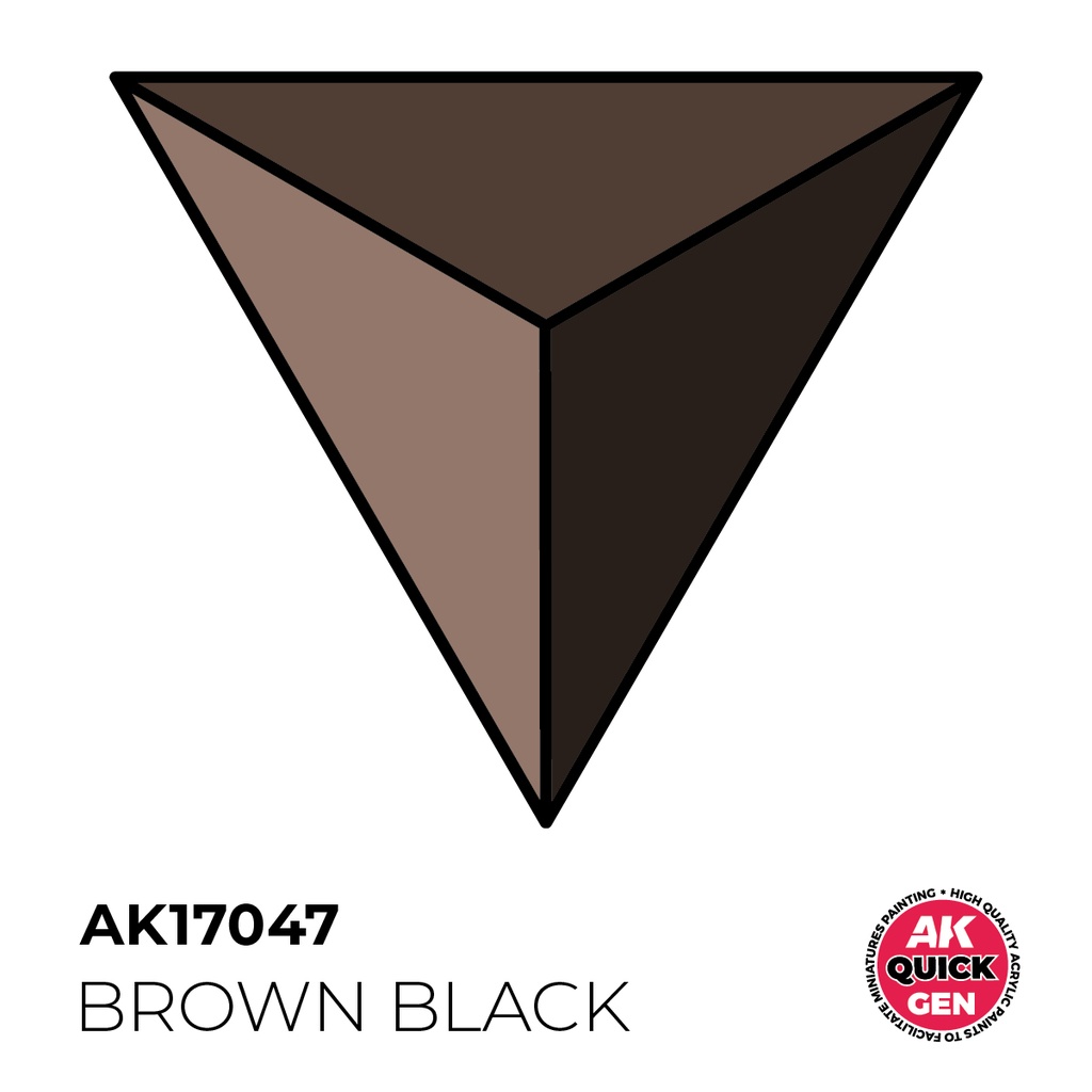 Ak : Brown Black (18ml) │ Quick Gen