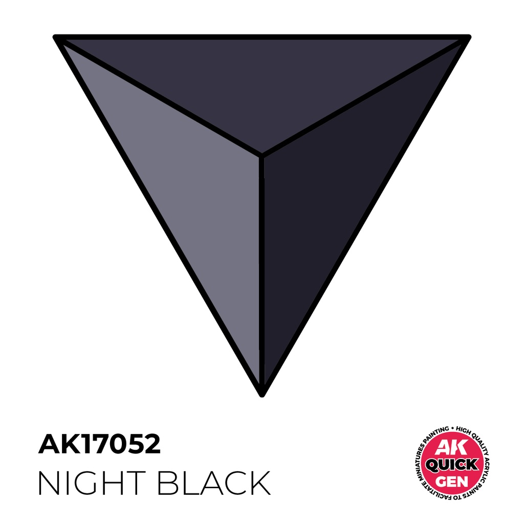 [AK AK17052] Ak : Night Black (18ml) │ Quick Gen