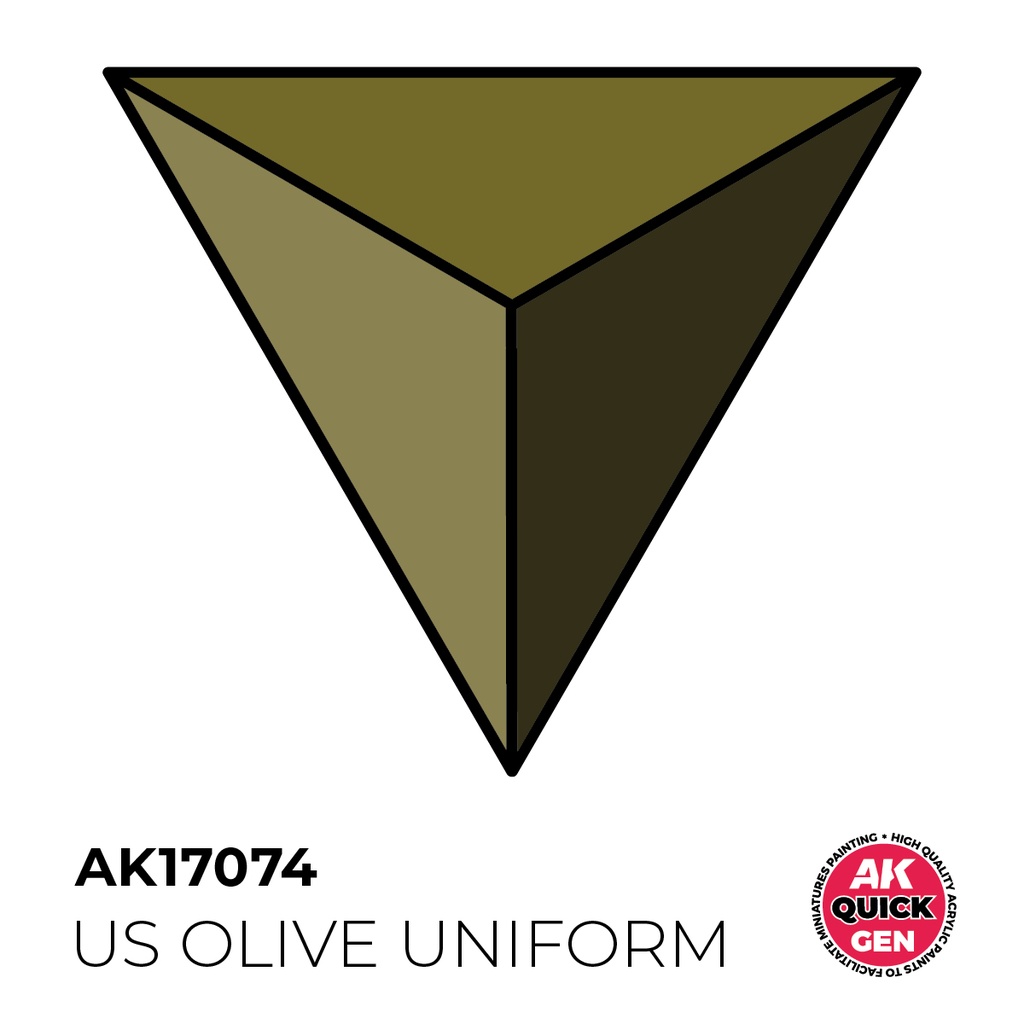 Ak : Us Olive Uniform (18ml) │ Quick Gen