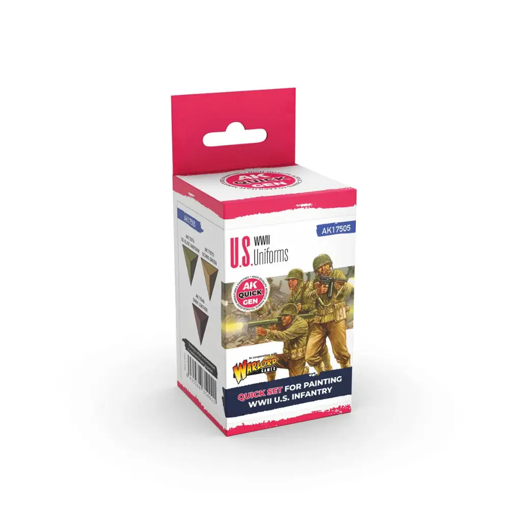 [AK AK17505] Ak : Set de peinture "Us Uniforms" │ Quick Gen