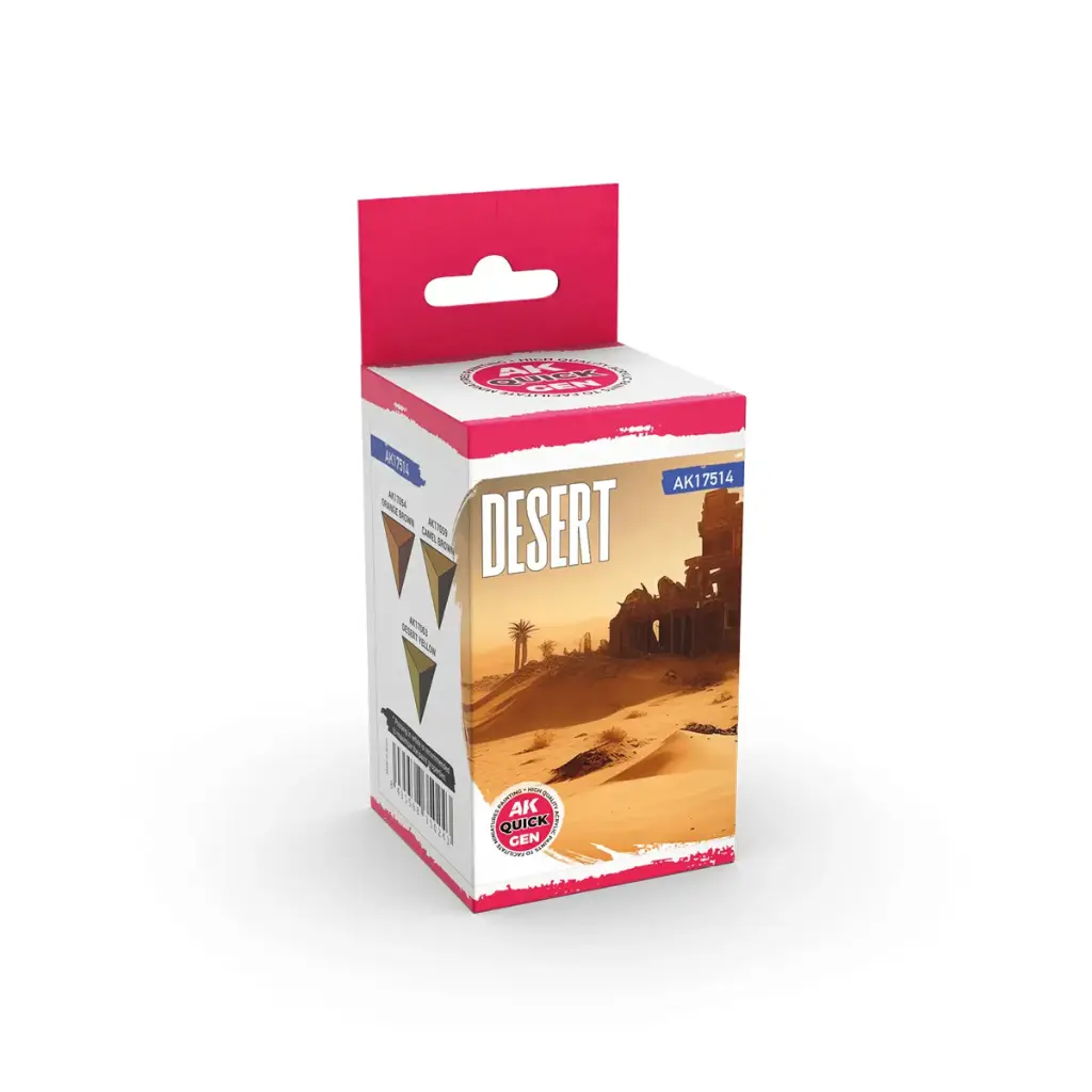 [AK AK17514] Ak : Set de peinture "Desert" │ Quick Gen