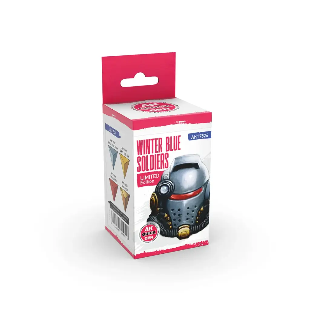 Ak : Set de peinture "Winter Blue Soldiers" │ Quick Gen