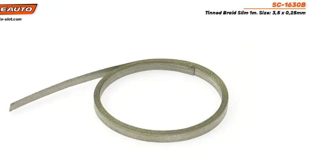 [SCT SC-1630B] Scaleauto : Tresses 1m 3.5mm x 0.25mm
