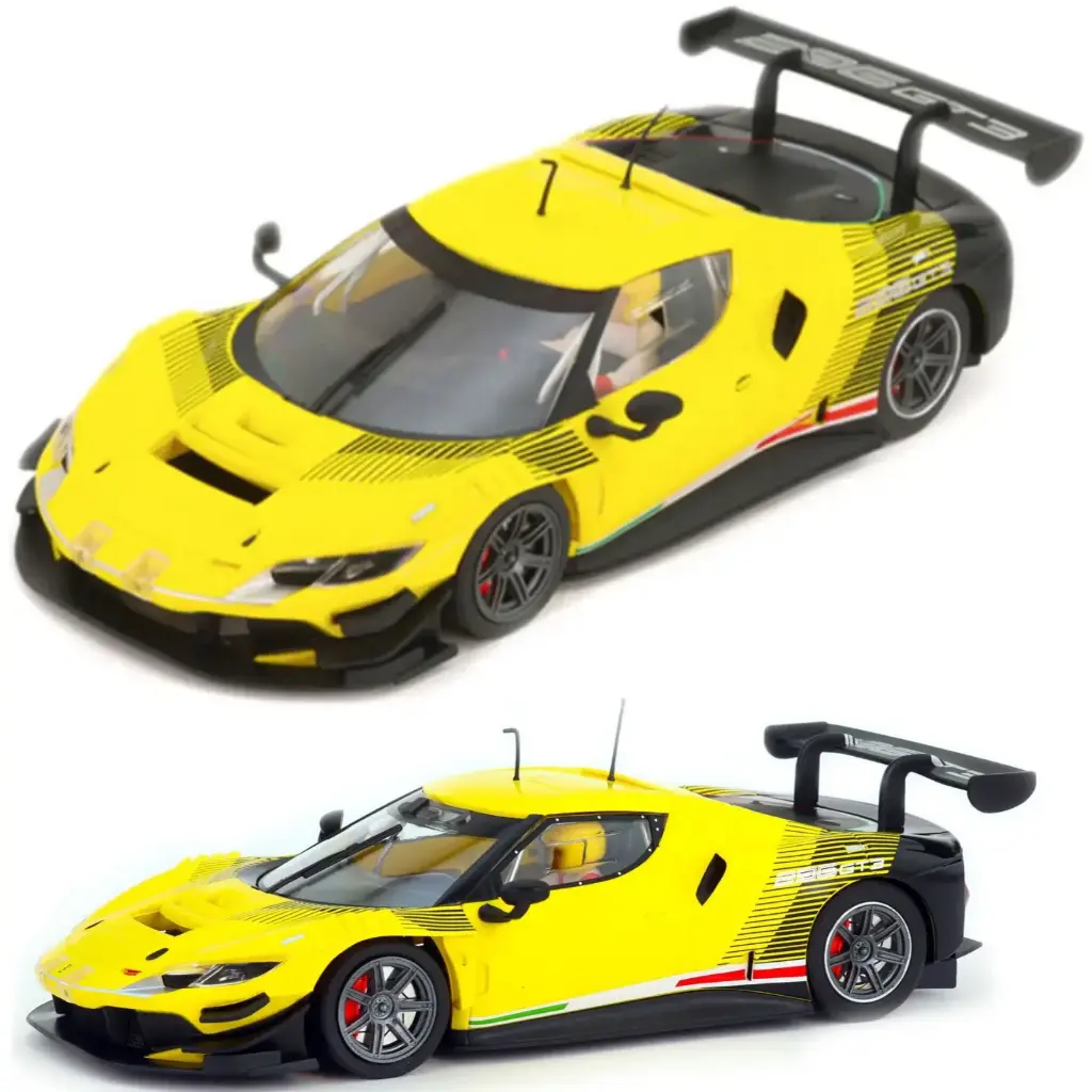 Avant Slot : Ferrari 296 GT3 Présentation Jaune