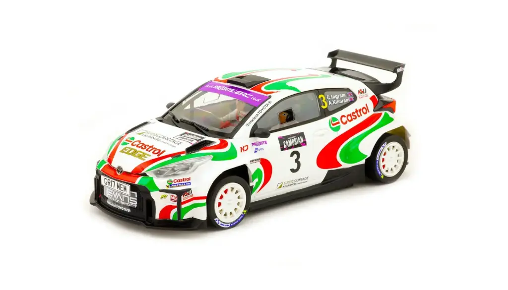 Avant slot : Toyota Yaris Rally 2 n°3 Castrol Imgram