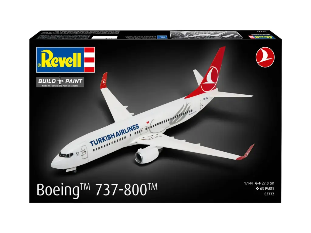 [REV 03772] Revell : Boeing 737-800 « Turkish Airlines »