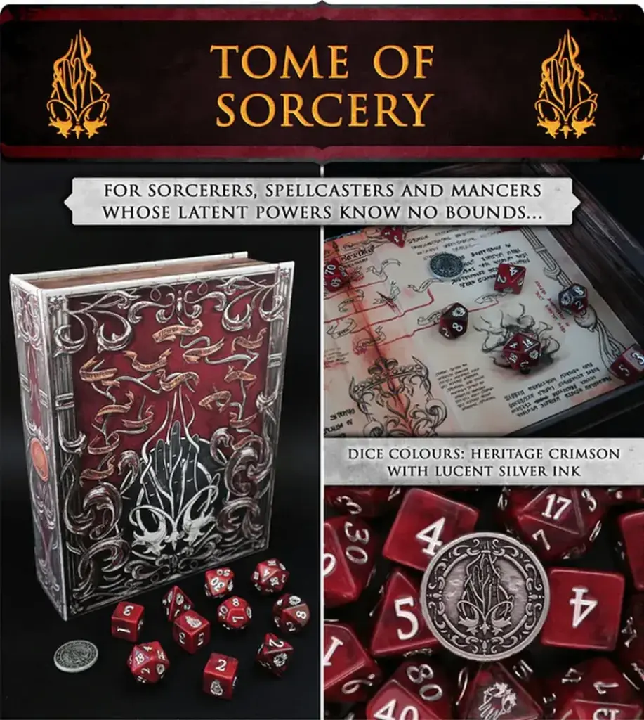 [AGM AGDT012] Artefact Games : Set de dès - Tome Of Sorcery