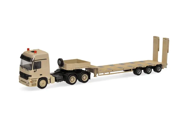[HER 747271] Herpa : Mercedes Benz Actros L '96 MP1 dieplader Belgische leger (B) "Armée Belge"