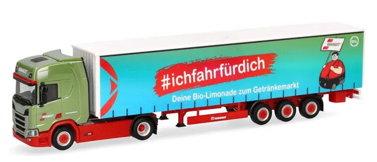 Herpa : Scania CR20 HD Semi Baché Wandt