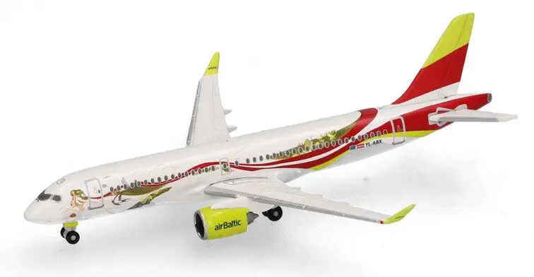 [HER 538268] Herpa : Airbus A220-300 airBaltic 50th A220 [1/500]