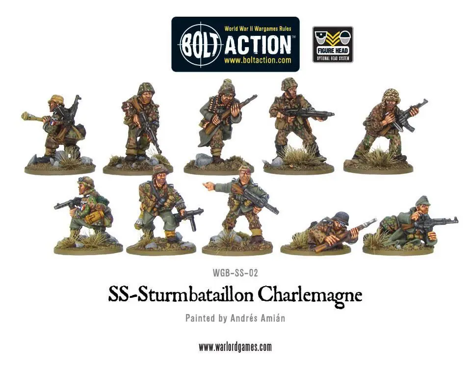 Bolt Action : SS-Sturmbataillon Charlemagne │ Mid-Late