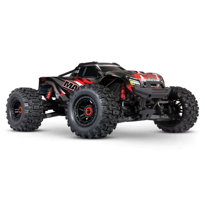 [TAX 89086-4-RED] Traxxas : Maxx Wide 4WD Brushless VXL-4S TQi │RED Edition [TRX89086-4RED]