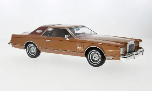 Modelcar : Lincoln Continental Mark V Crystal Apricot  [1/18]