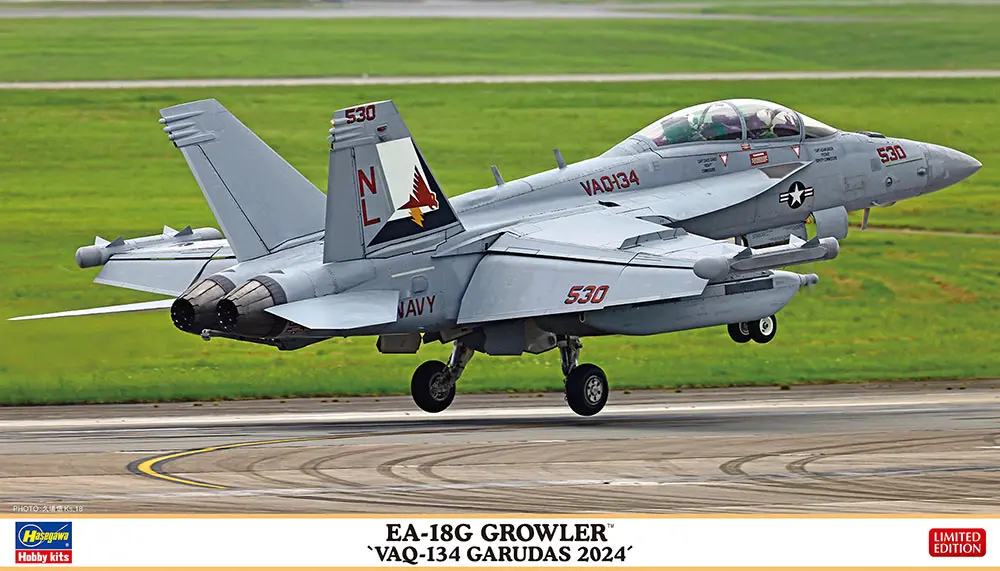 Hasegawa : EA-18G Growler 'VAQ-134 Garudas 2024'