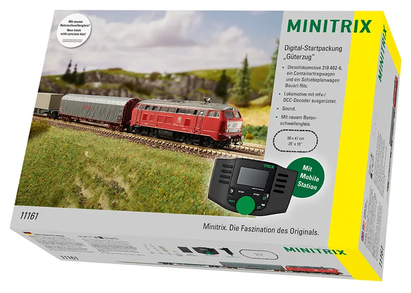[MII 11161] Minitrix : Set départ Digitam Train de Marchandises BR216 