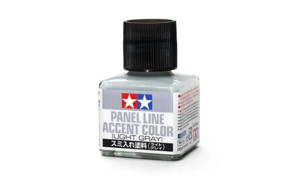 Tamiya : Panel Line Light Gray / Jus enamel Gris Clair