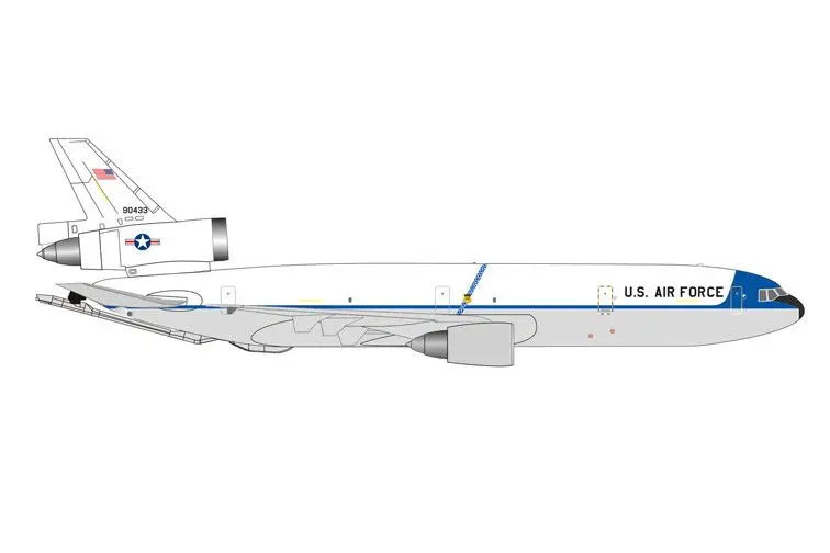 [HER 538381] Herpa : McDonnell Douglas KC-10 Ex. U.S. AF 2nd Bomb Wing Barksdale [1/500]