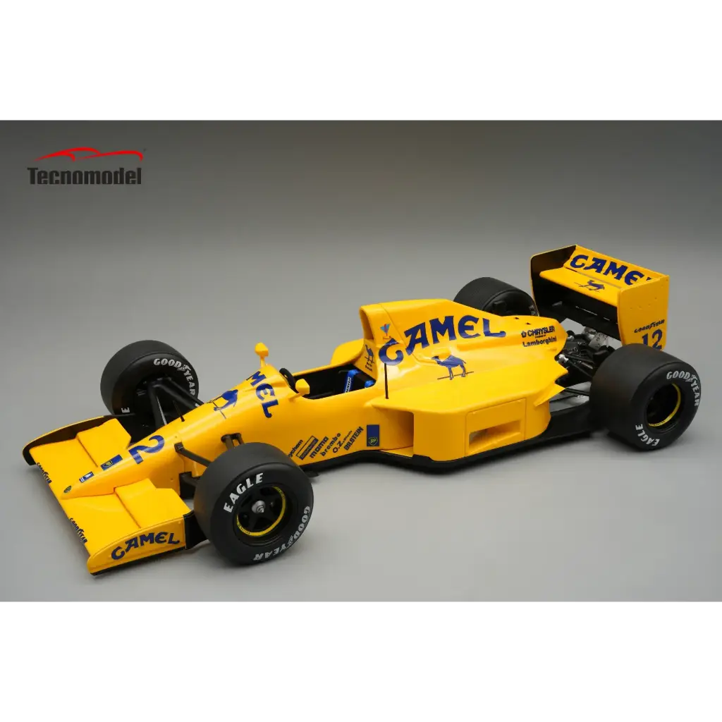 Tecnomodel : Lotus 102 1990 Lamborghini Engine │ No.12 Japanese GP J Herbert [1/18]