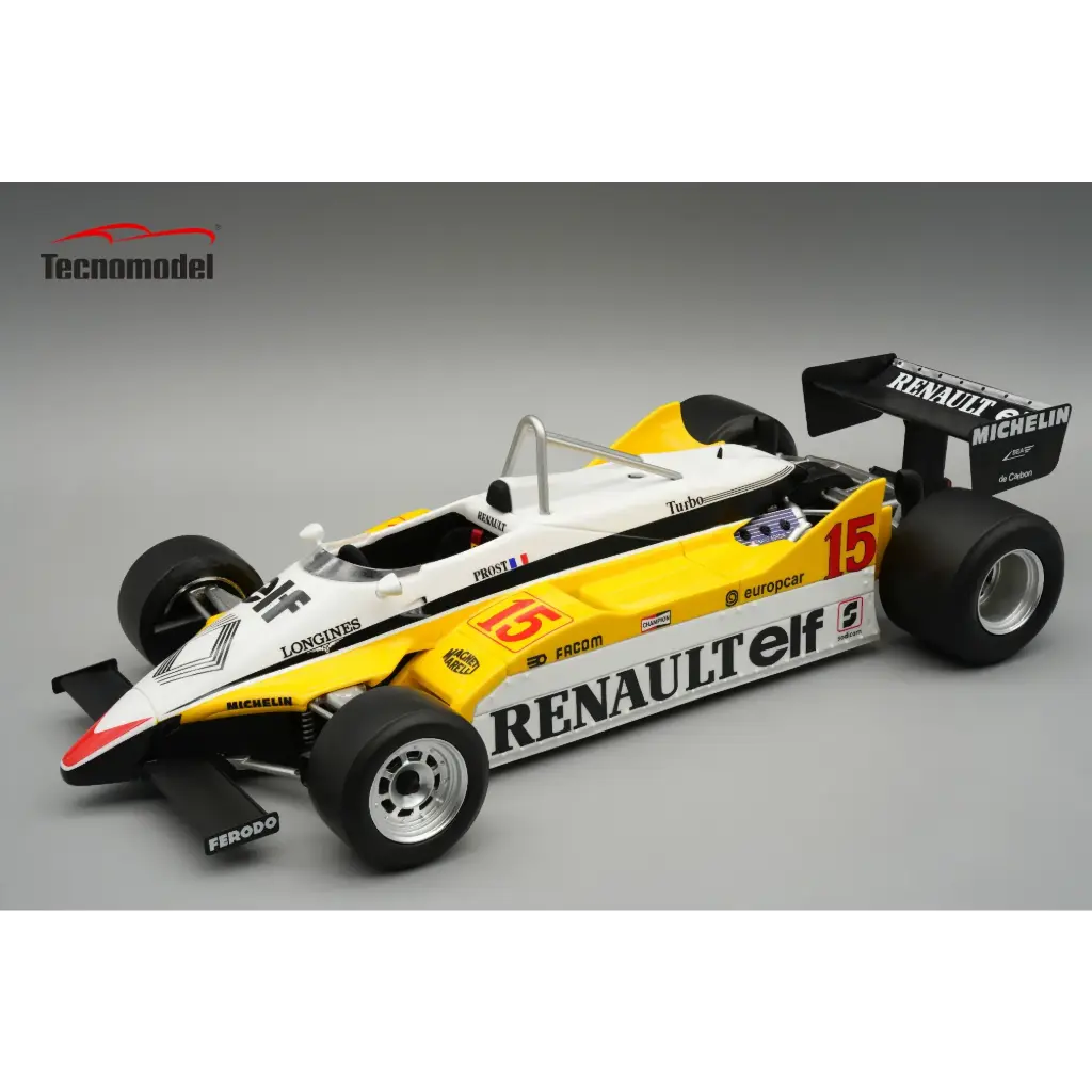 Tecnomodel : Renault RE30B │ No.15 1982 winner South Africa Alain Prost  [1/18]