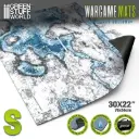 Green Stuff : Tapis néoprène 22x32" Blizzard Hollows (56x76cm) 