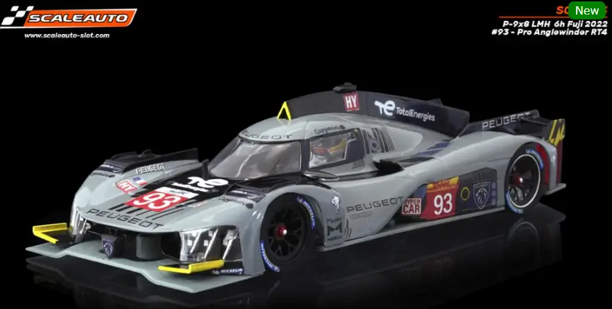 Scaleauto : Peugeot 9x8 LMH 6h Fuji 2022 #93 - Pro Anglewinder RT4