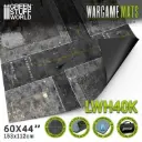 Green Stuff : Tapis néoprène 44x60" Ground Zero District avec zones de déploiement 