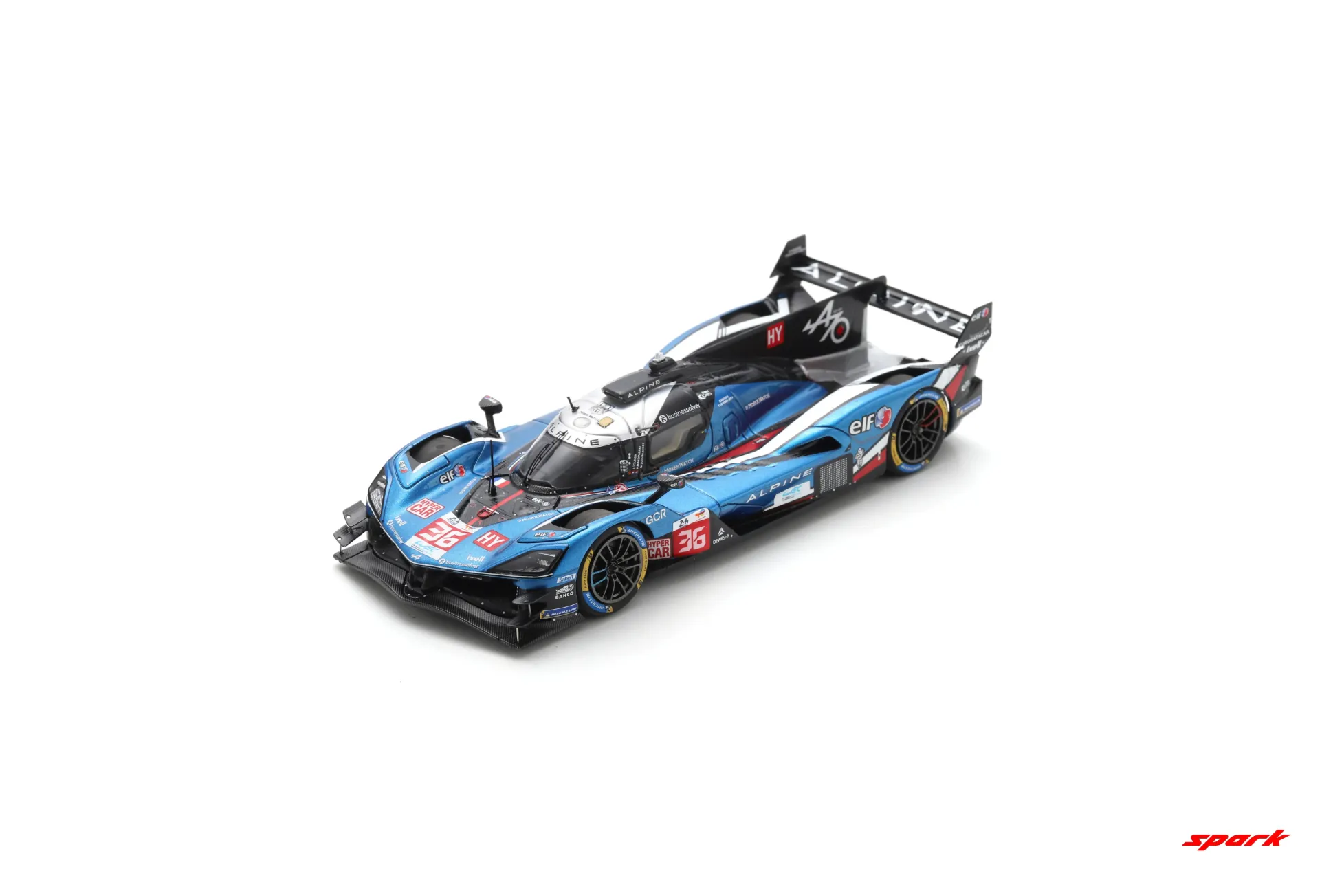 Spark : Alpine A424 No.36 ALPINE ENDURANCE TEAM 10th Le Mans 24H 2025 M. Schumacher - F. Makowiecki - J. Gounon [1/43] [1/43]