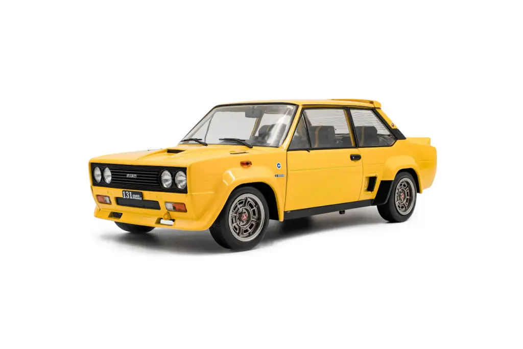 Solido : Fiat 131 Abarth │ Jaune - 1980 [1/18]