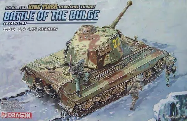 Dragon : Sd.Kfz. 182 King Tiger │ Henschel Turret sPz.Abt. 501 Battle of the Bulge