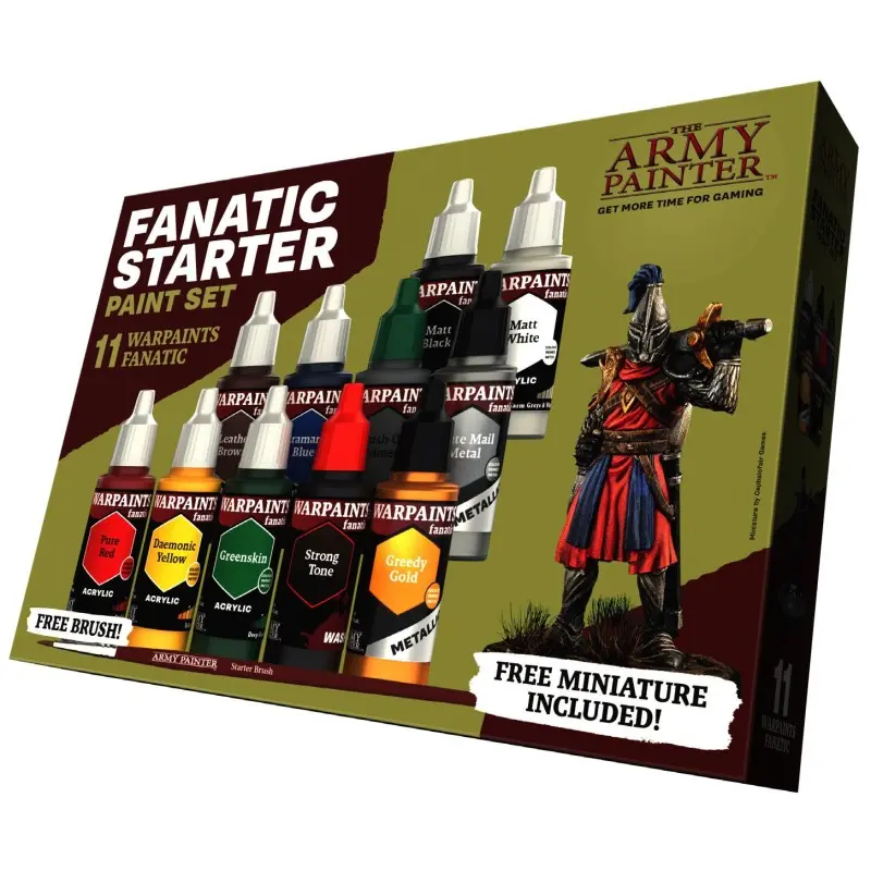 The Army Painter : Set de peintures - Fanatic Starter │ Warpaint Fanatic 