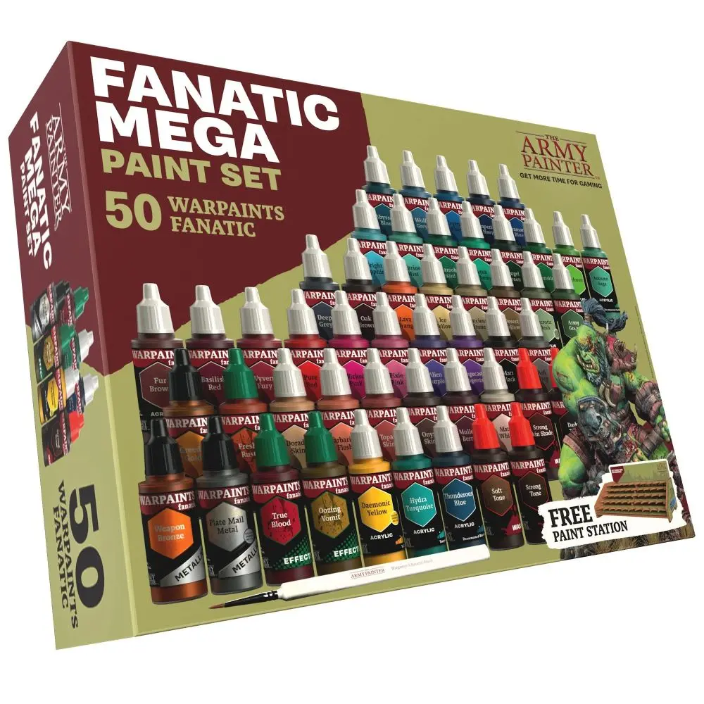 [TAP WP8067] The Army Painter : Set de peintures - Fanatic Mega  │ Warpaints Fanatic 