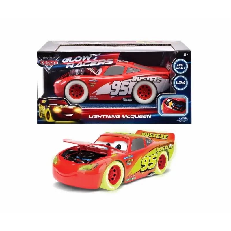 [JAA 34846] Jada : Flash McQueen Lightning Glow Racer 