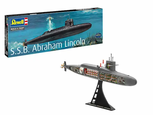 Revell : S.S.B. Abraham Lincoln avec intérieur 