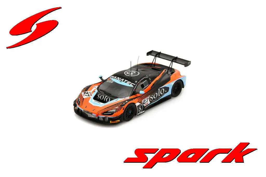 Spark : McLaren 720S GT3 EVO │ No.27 Optimum Motorsport 24H Spa 2024 O. Millroy – M. Radcliffe – F. Rueda – R. Bell [1/43]