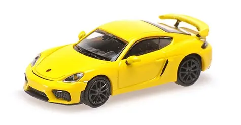 Minichamps : PORSCHE 718 CAYMAN GT4 (981) – 2019 – Jaune