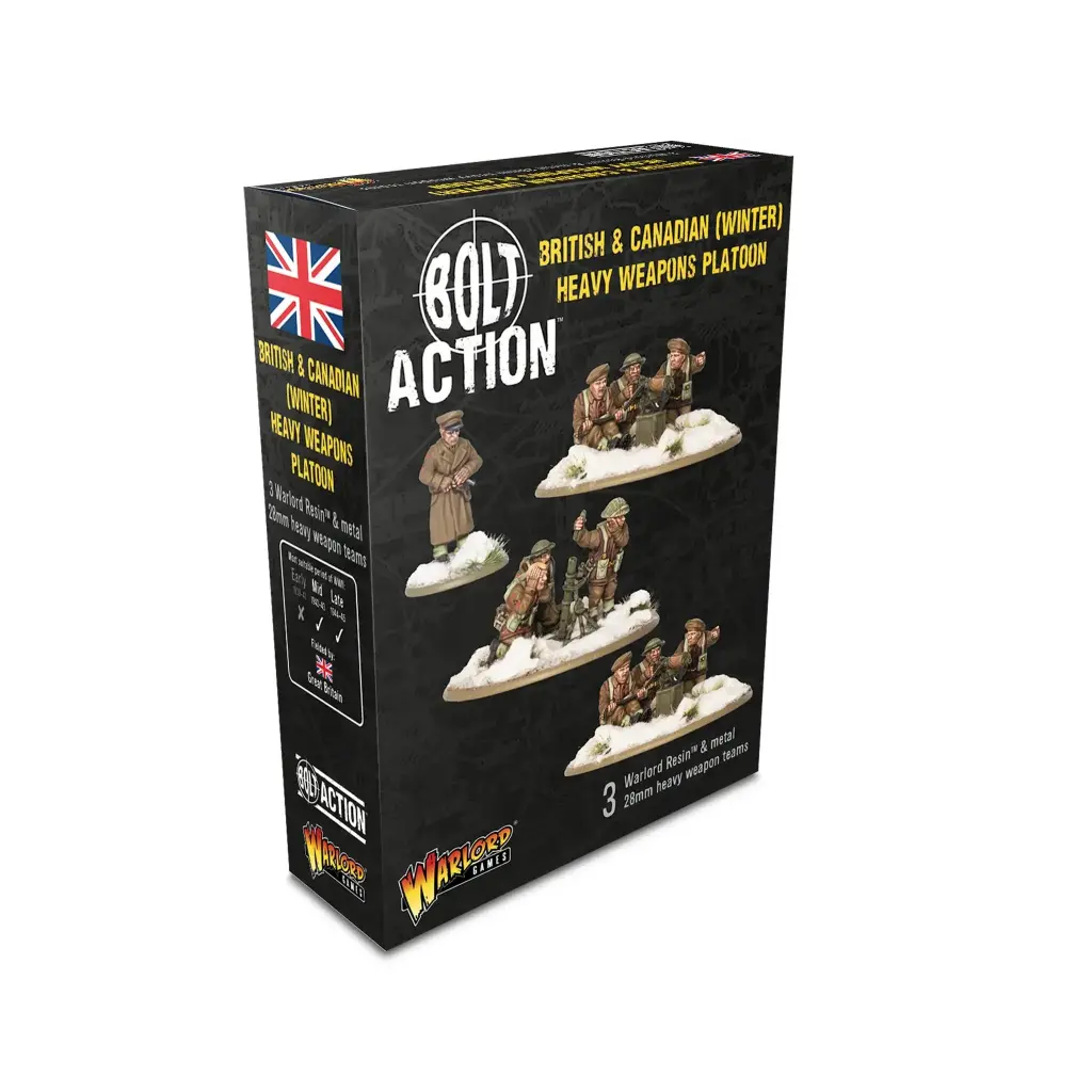 [WLG 402411008] Bolt Action : British & Canadian (Winter) Heavy Weapons Platoon │ Mid - Late