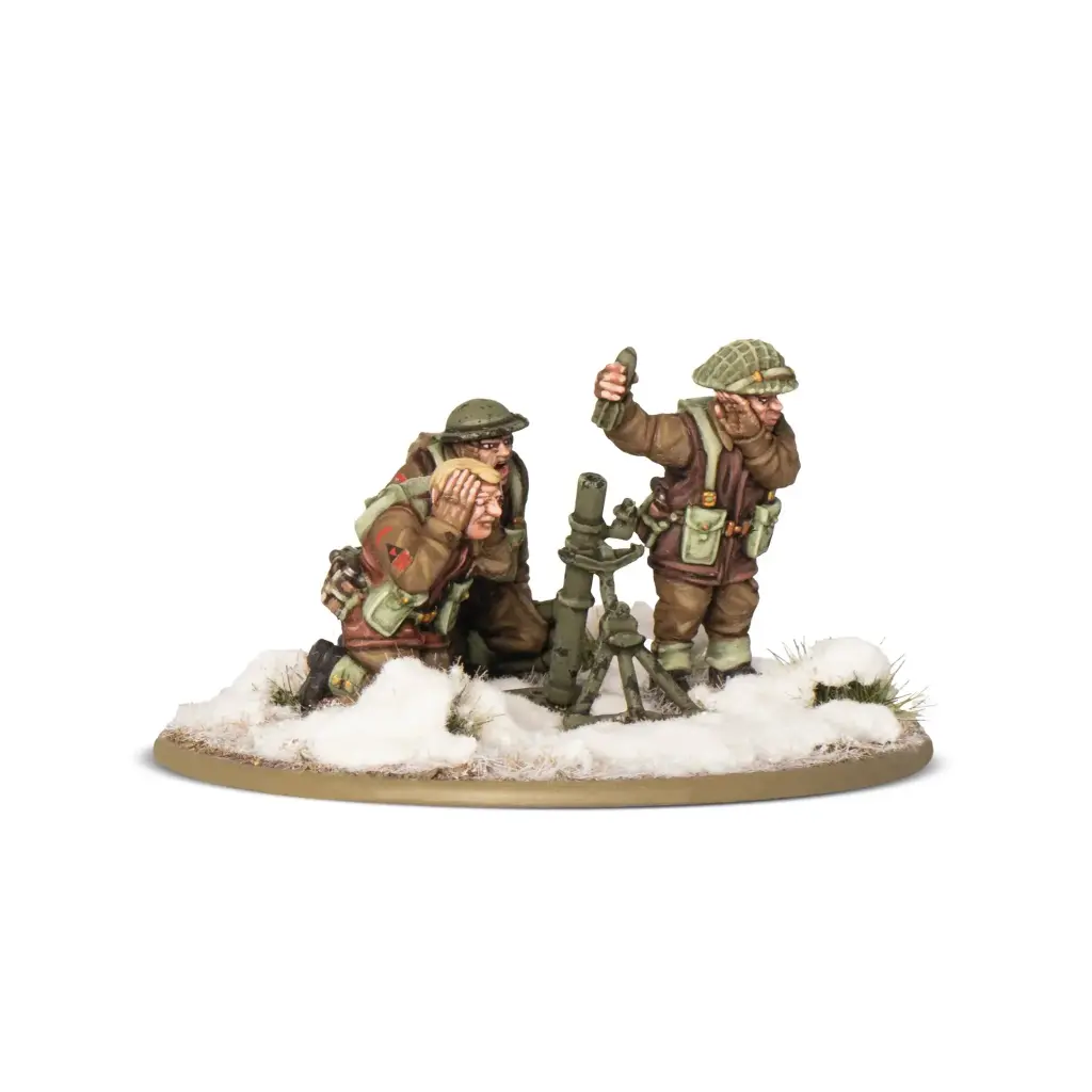 Bolt Action : British & Canadian (Winter) Medium Mortar Team │ Mid - Late