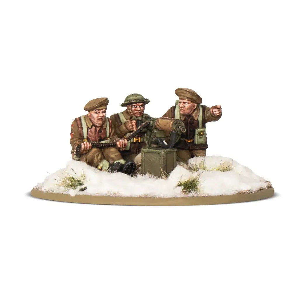 Bolt Action : British & Canadian (Winter) MMG Team │ Mid - Late