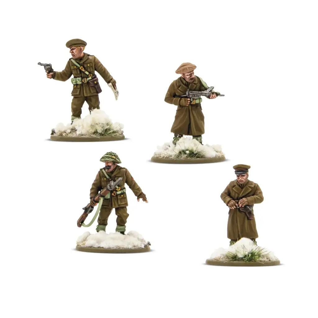 [WLG 403201004] Bolt Action : British & Canadian (Winter) Platoon Commanders │ Mid - Late