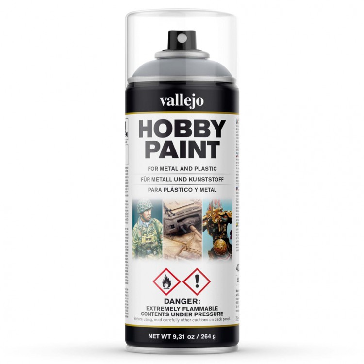 [VAL 28021] Vallejo : Silver Spray Hobby Paint (400 Ml)