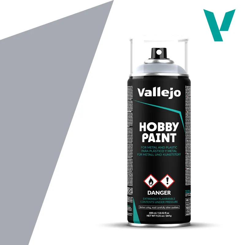 Vallejo : Spray Acrylique "Silver" (400ml)