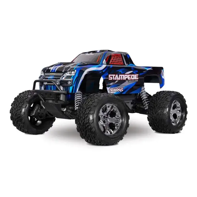 [TAX 36354-4BLUE] Traxxas : Stampede 2WD BL-2s HD │ Bleu [TRX36354-4-BLUE]