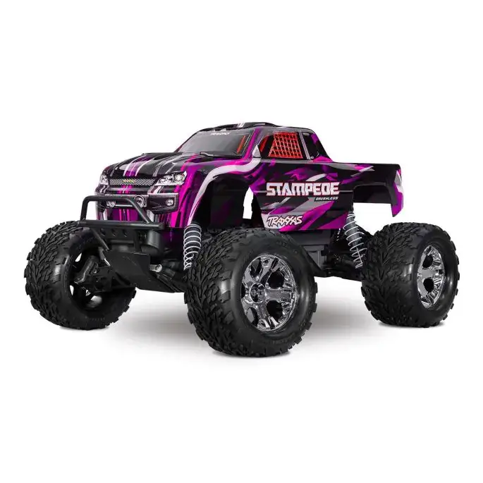 [TAX 36354-4PINK] Traxxas : Stampede 2WD BL-2s HD │ Bleu [TRX36354-4PINK]