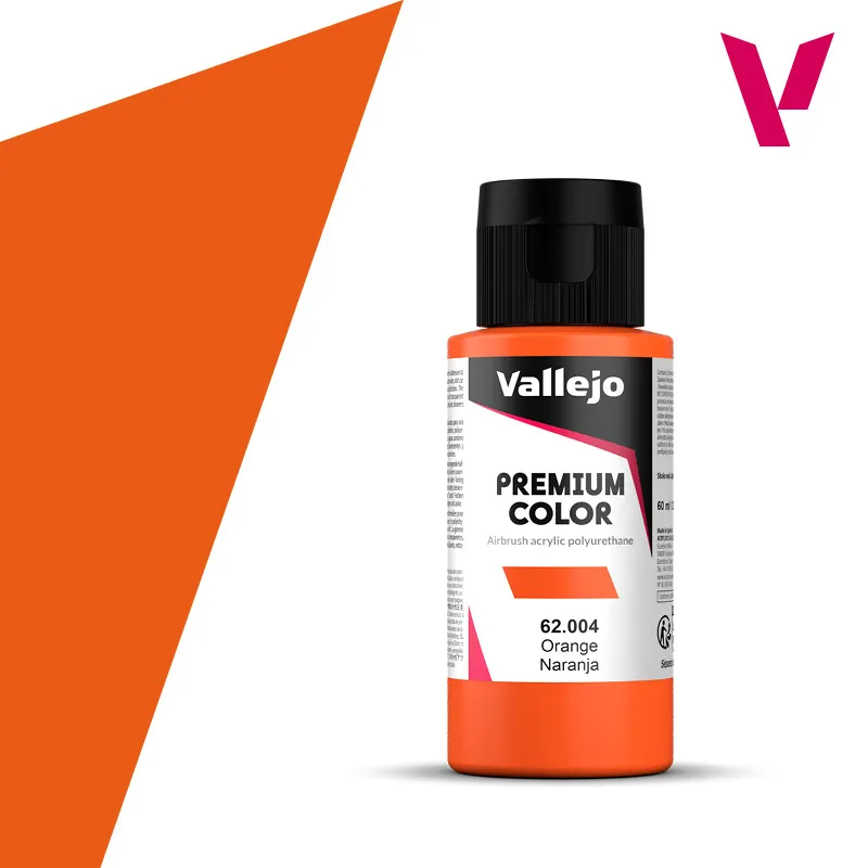 [VAL 62.004] Vallejo Premium: Orange (Oranje Airbrush Verf) (60ml) │ Ref. 62.004