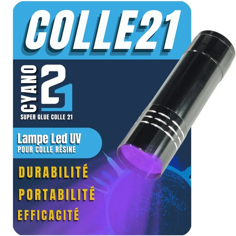 [C21 UV_TOR] Colle21 : Torche UV pour Résine UV LED